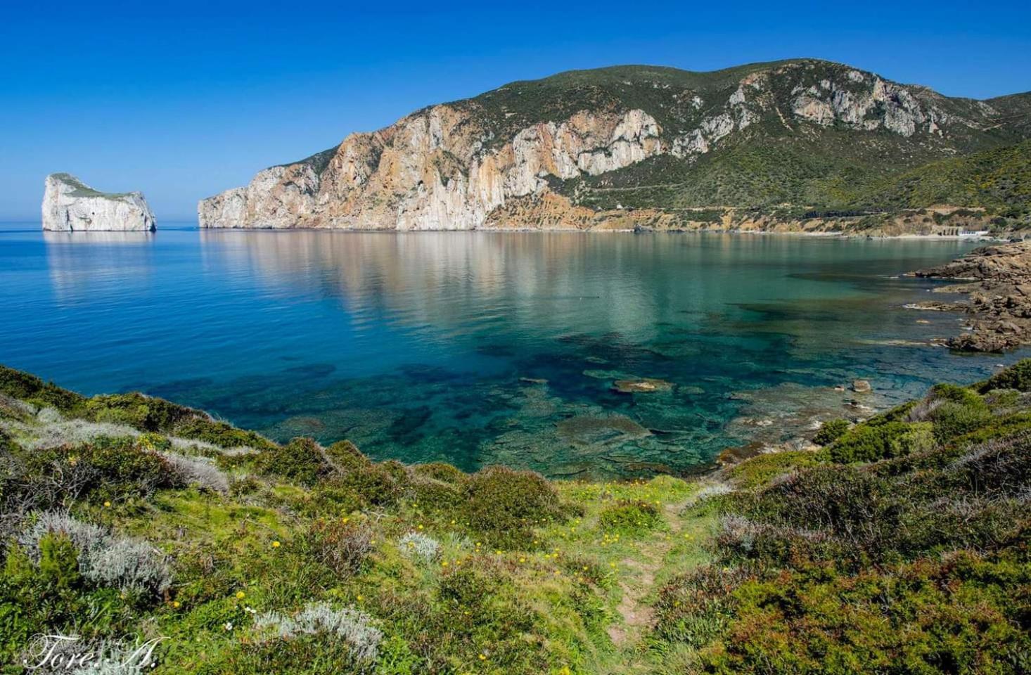 La Perla E Le Conchiglie Tanca Piras Vista Mare Villa Nebida Екстериор снимка