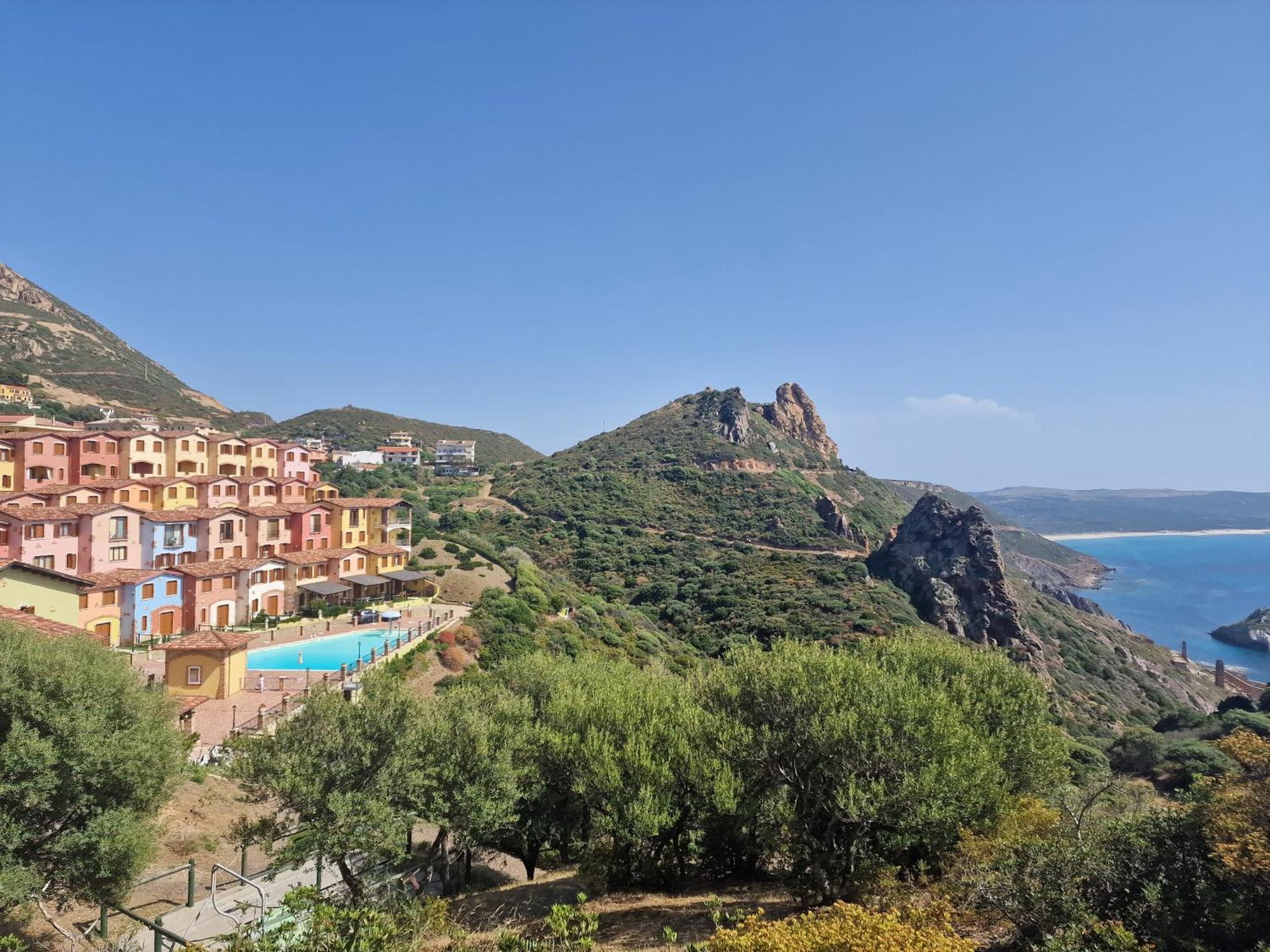 La Perla E Le Conchiglie Tanca Piras Vista Mare Villa Nebida Екстериор снимка